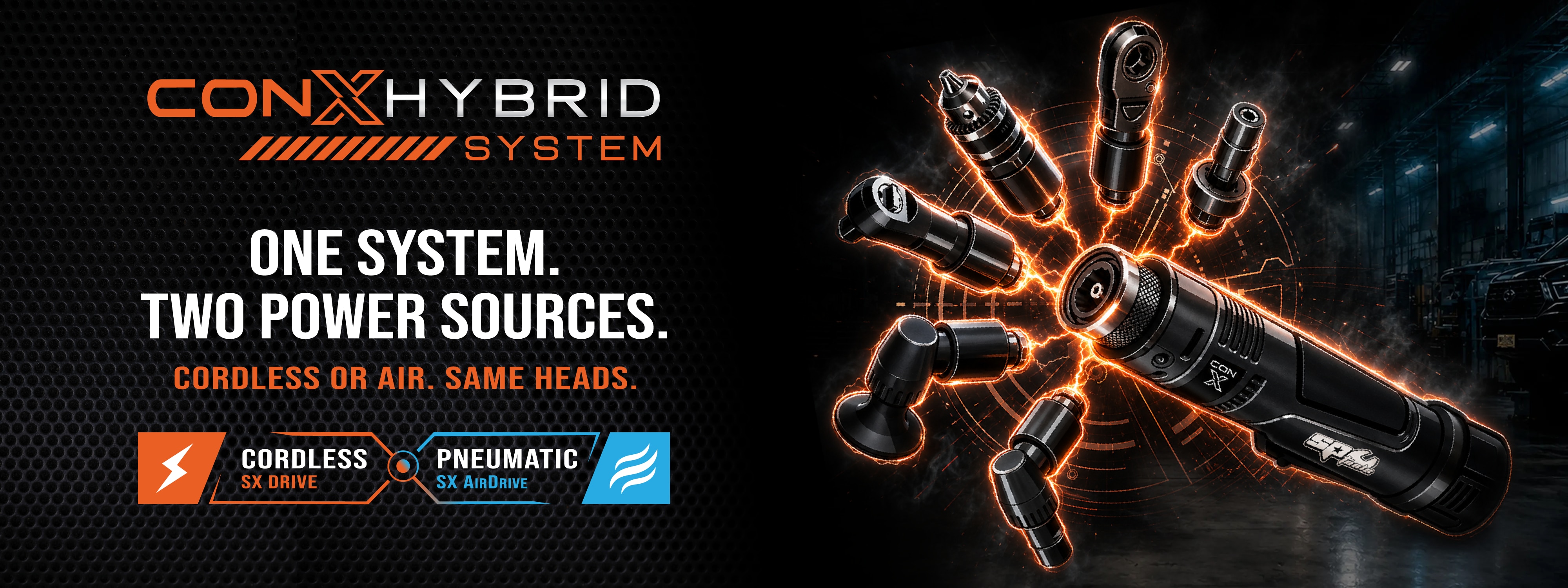 ConX Hybrid System — One System. Two Power Sources.